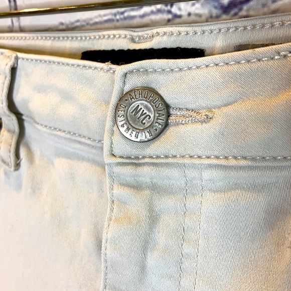 Aeropostale Stone Colored High Waisted Jeggings - Picture 5 of 9